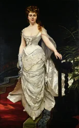 Portret van Mademoiselle X, 1873